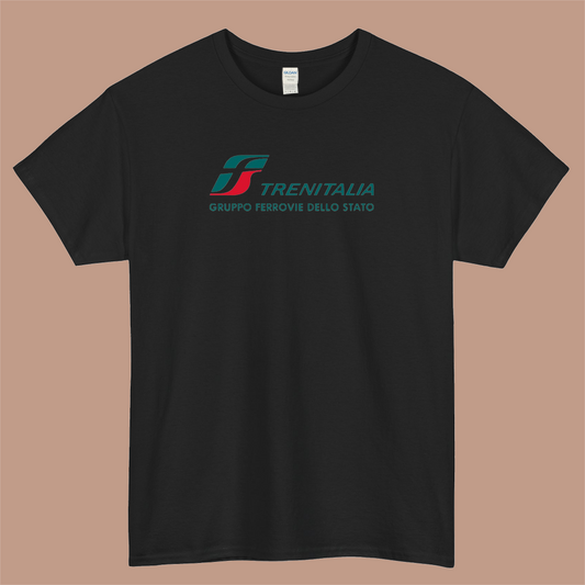 Trenitalia Essential Logo Mens Unisex Short Sleeve T-Shirt Size S-3XL - P