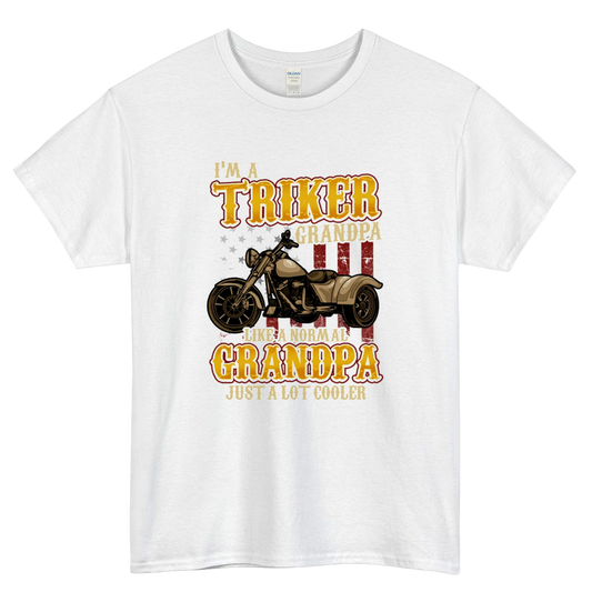 Triker Grandpa Trike Logo Mens Unisex Short Sleeve T-Shirt Size S-3XL - P