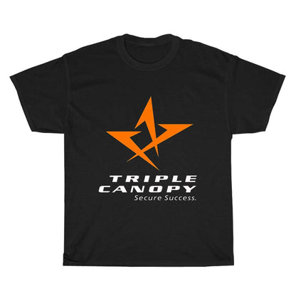 Triple Canopy a Constellis Logo Men's Unisex T Shirt Size S to 3XL