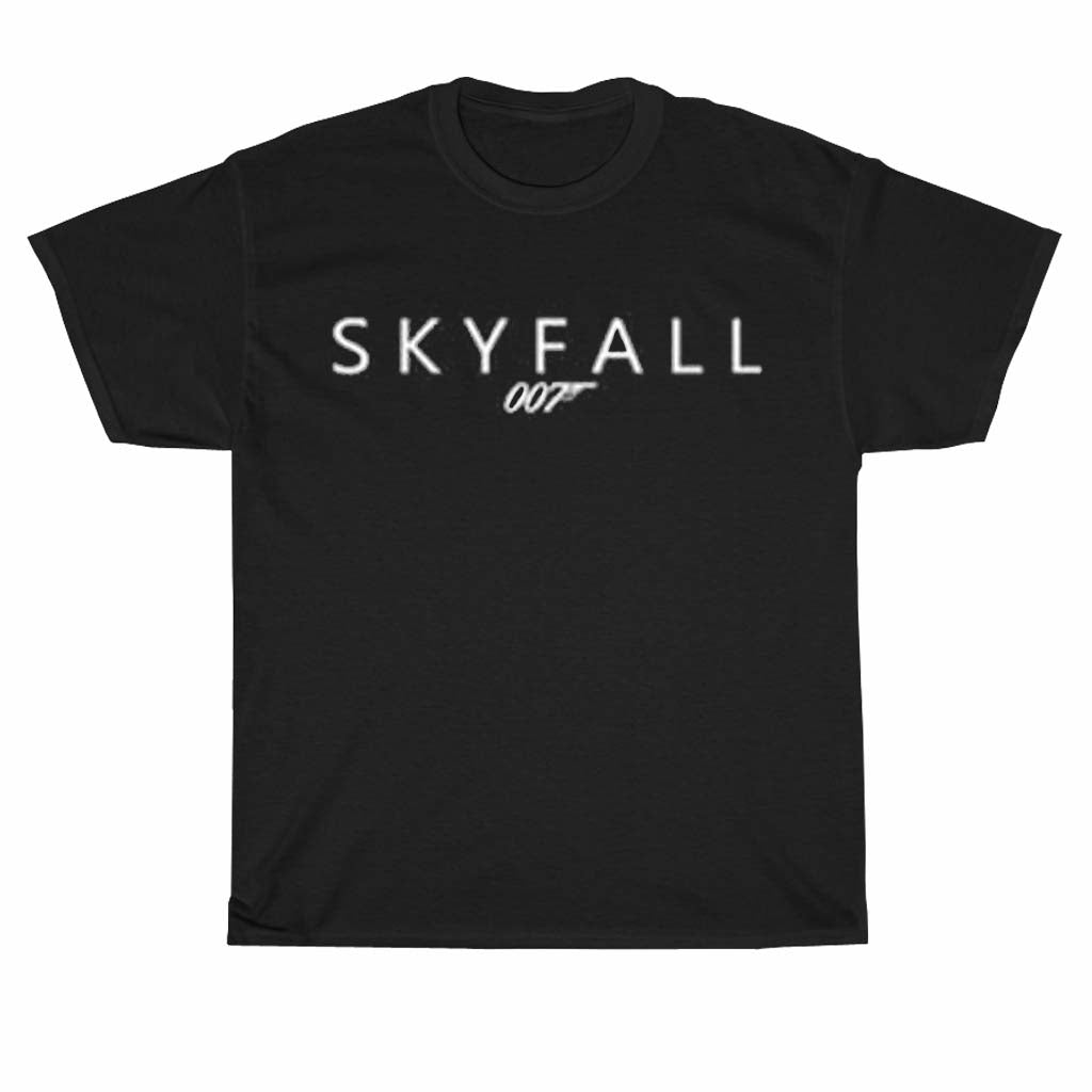 Tshirt Skyfall 007 Casual Unisex Cotton Tees Logo Men's Unisex T Shirt Size S to 3XL