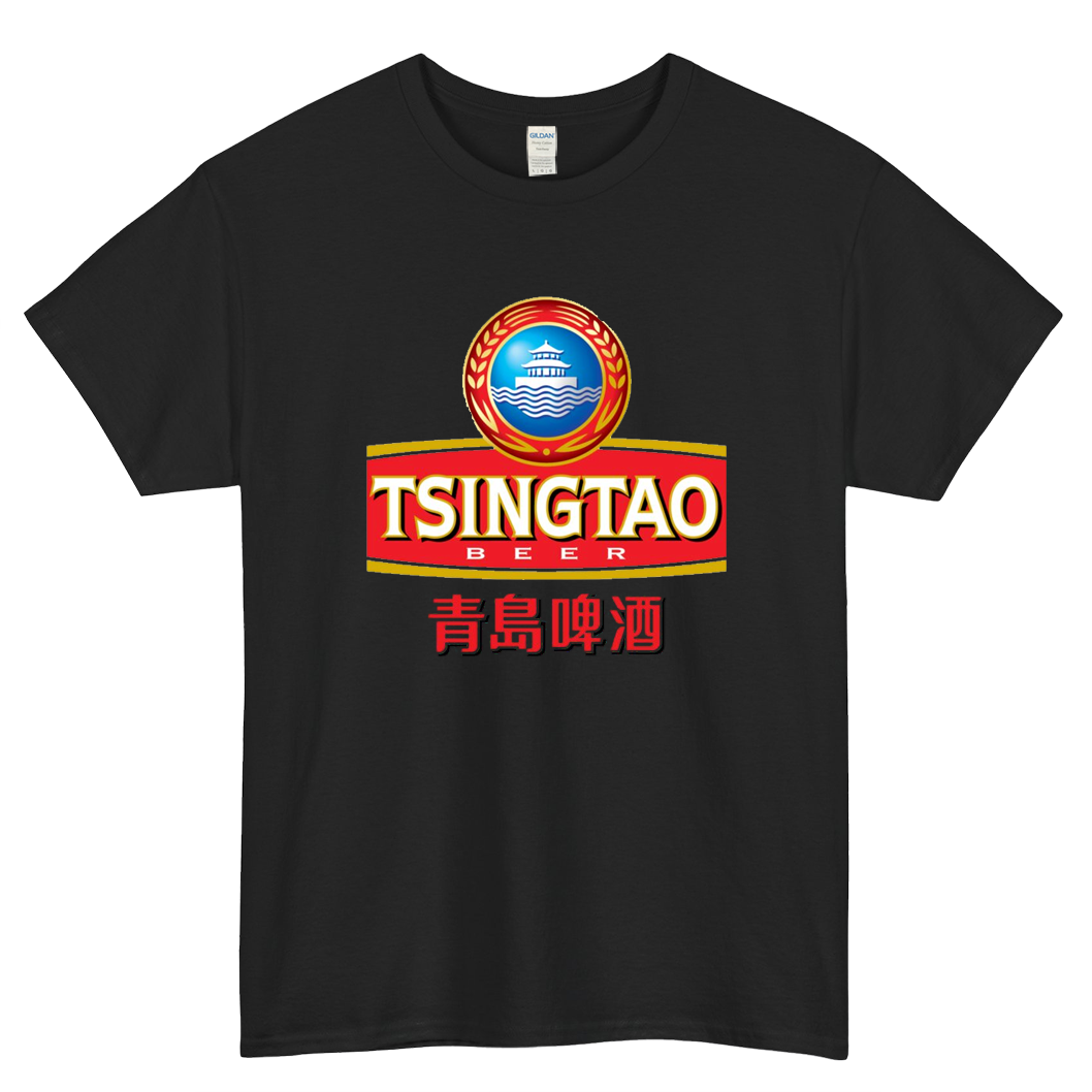 Tsingtao Logo Mens Unisex Short Sleeve T-Shirt Size S-3XL - P