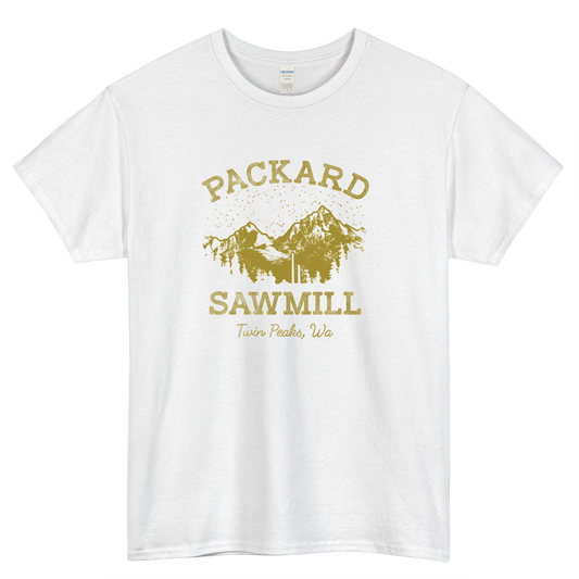 Twin Peaks Packard Sawmill Logo Mens Unisex Short Sleeve T-Shirt Size S-3XL - P
