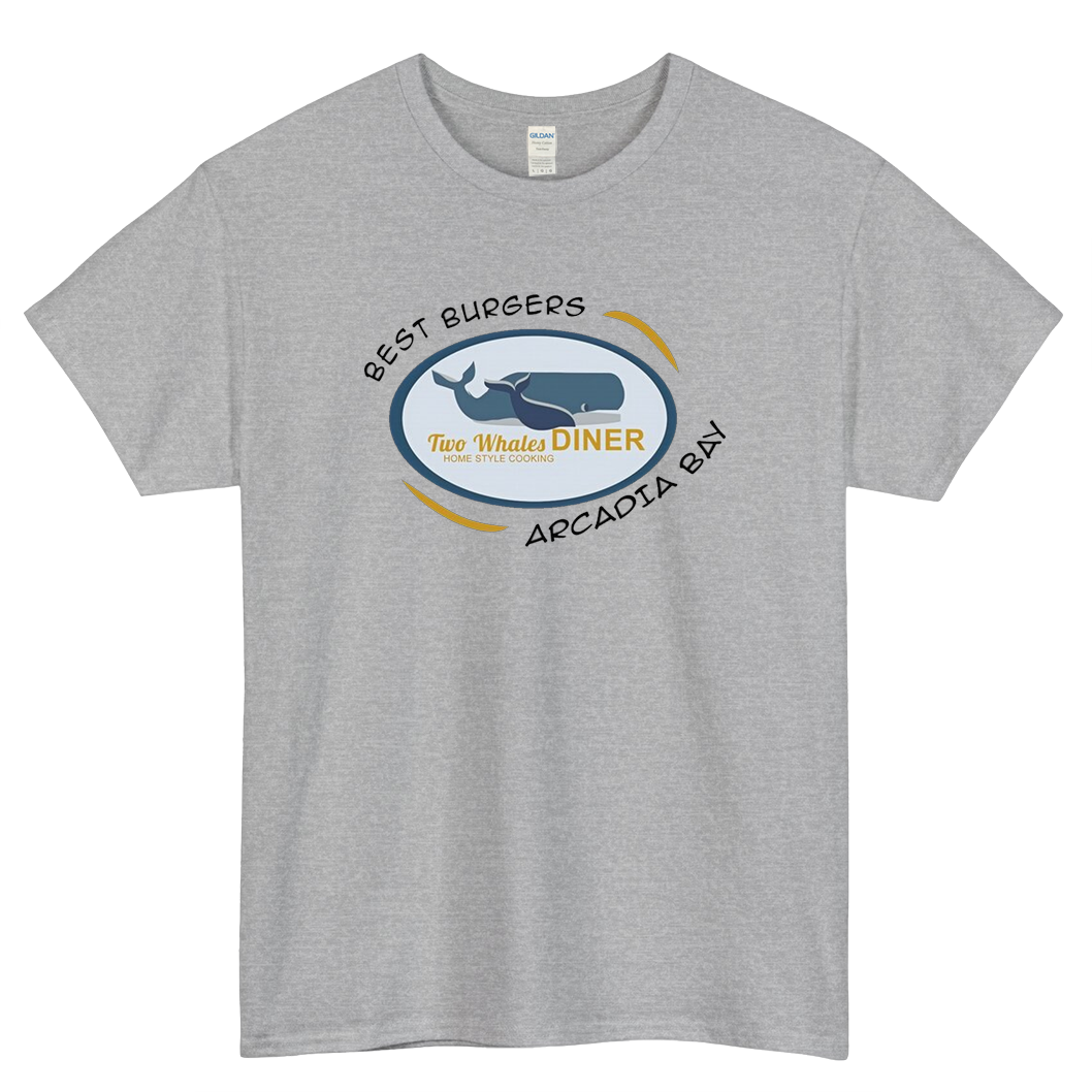 Two Whales Diner Tourist Logo Mens Unisex Short Sleeve T-Shirt Size S-3XL - P