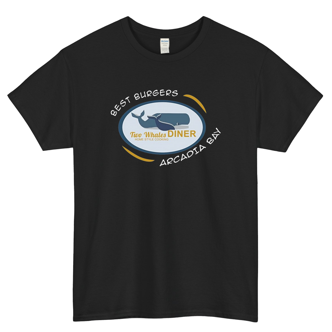 Two Whales Diner Tourist Logo Mens Unisex Short Sleeve T-Shirt Size S-3XL - P