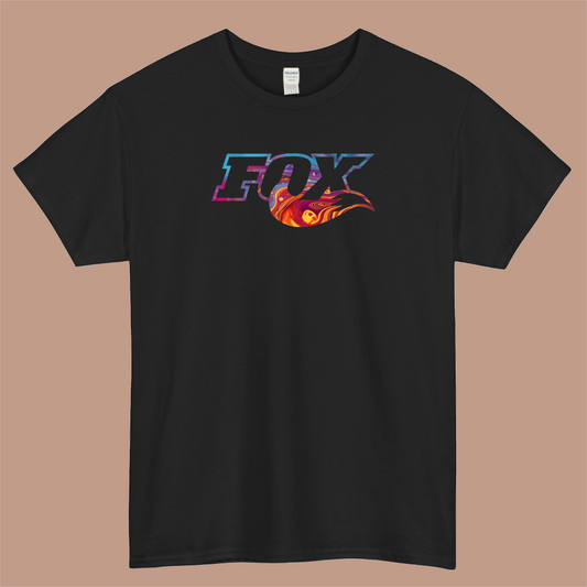 UNIQUE Fox design - Watercolor Logo Mens Unisex Short Sleeve T-Shirt Size S-3XL - P