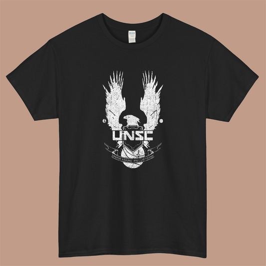 UNSC - United Nations Space Command Logo Mens Unisex Short Sleeve T-Shirt Size S-3XL - P