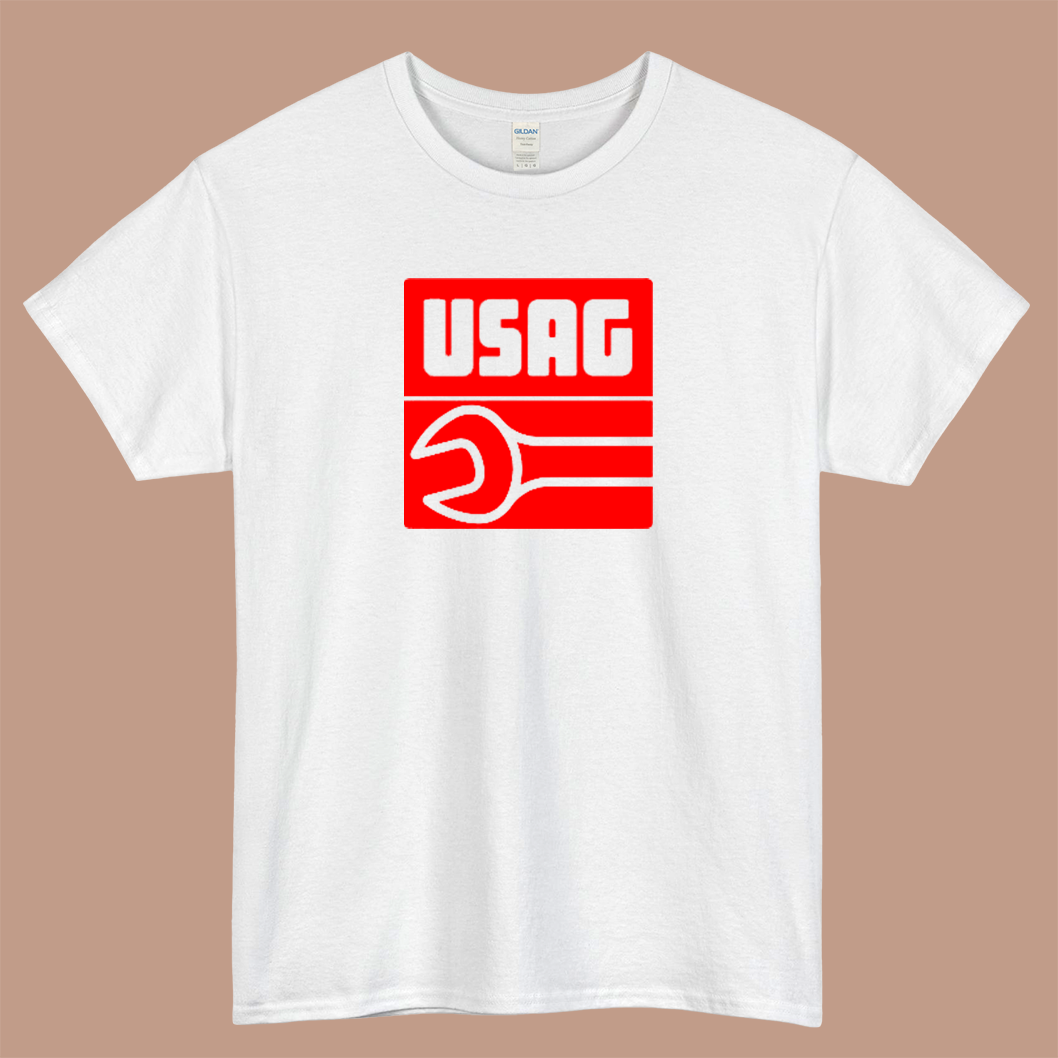 USAG Logo Mens Unisex Short Sleeve T-Shirt Size S-3XL