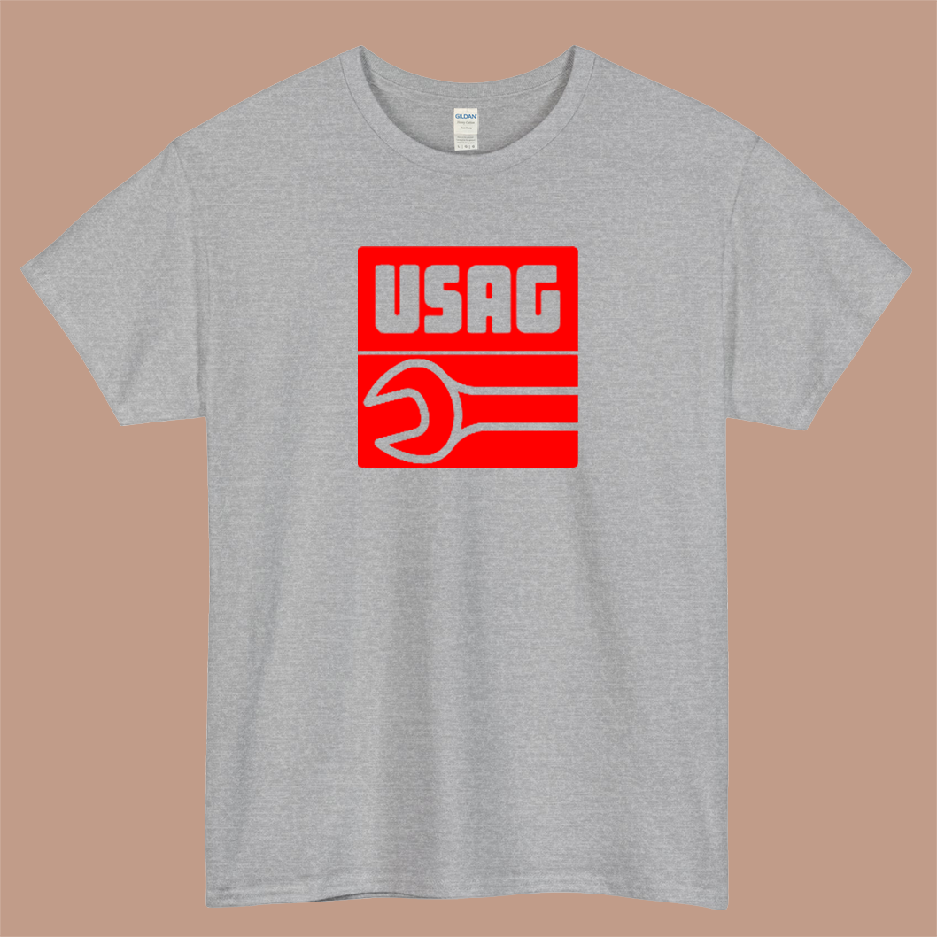 USAG Logo Mens Unisex Short Sleeve T-Shirt Size S-3XL