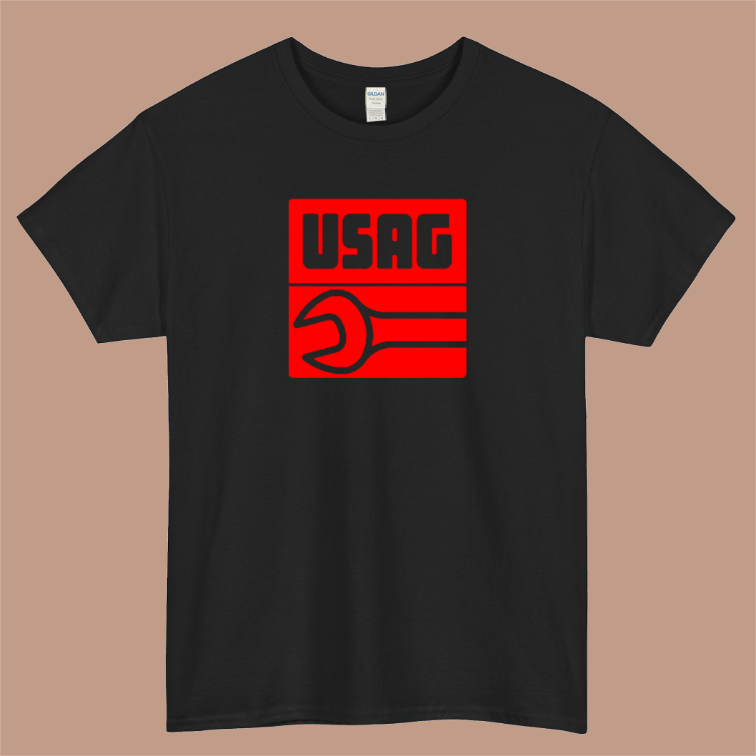 USAG Logo Mens Unisex Short Sleeve T-Shirt Size S-3XL