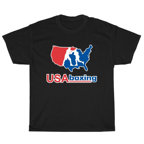 USA Boxing Logo Men's Unisex T Shirt Size S to 3XL