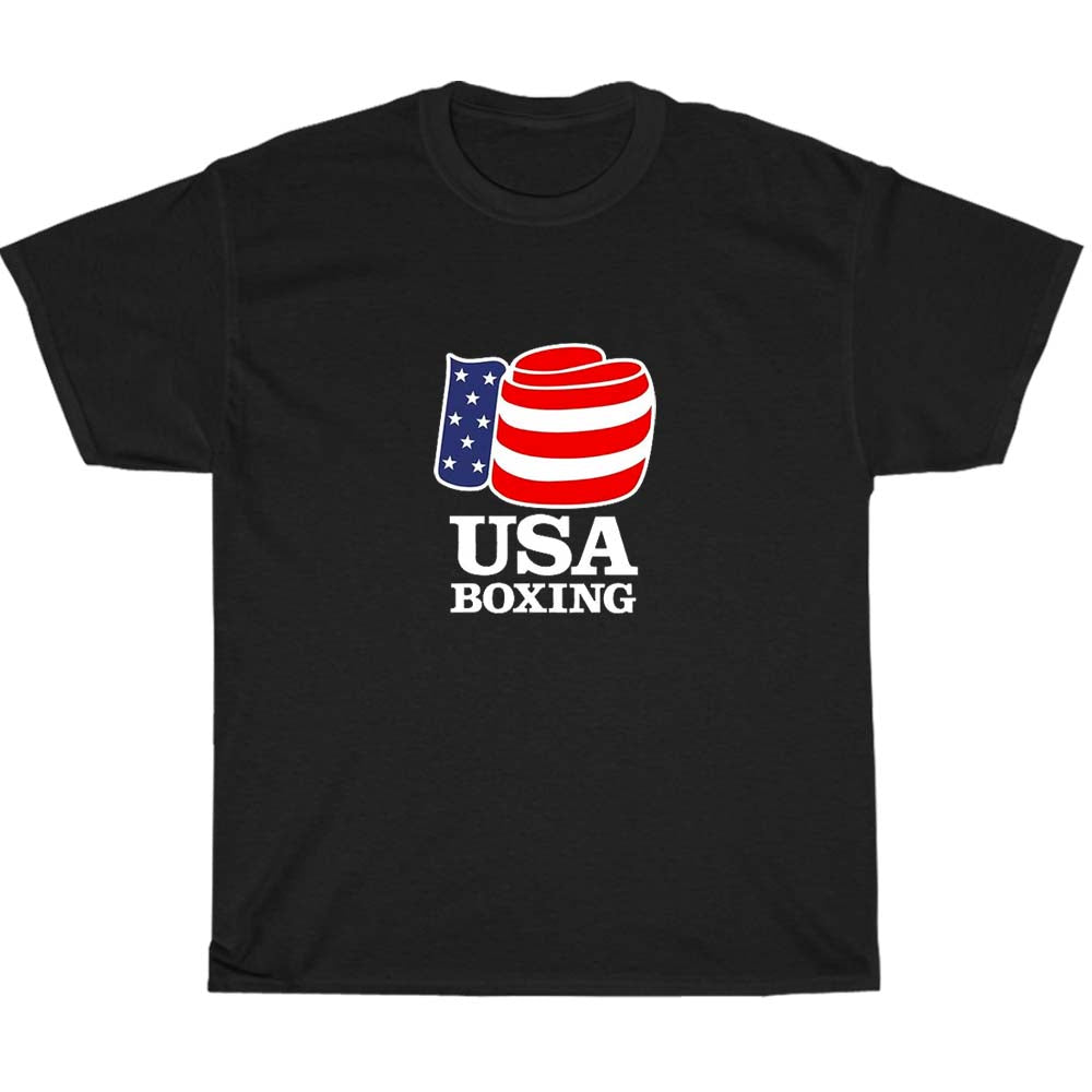 USA Boxing Logo Men's Unisex T Shirt Size S to 3XL