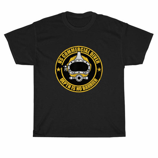 US Commercial Diver - Custom Logo Men's Unisex T Shirt Size S to 3XL
