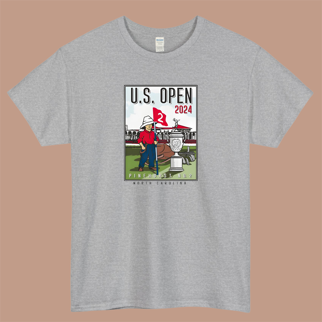 US Open Pinehurst Carolina Logo Mens Unisex Short Sleeve T-Shirt Size S-3XL - P