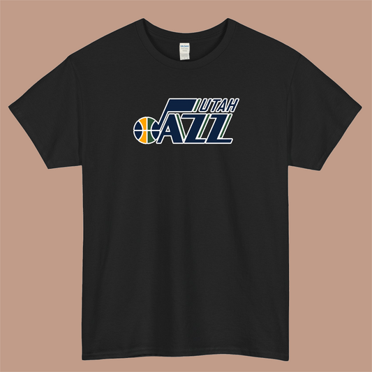 UTAH JAZZ Logo Mens Unisex Short Sleeve T-Shirt Size S-3XL - P