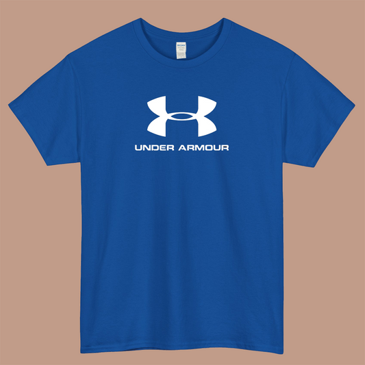 Under Armour 4 logo short sleeve mens t shirt S- 3XL