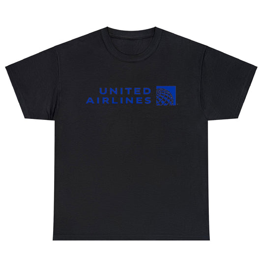 United Airlines Logo Unisex Men's T Shirt Size S to 3XL