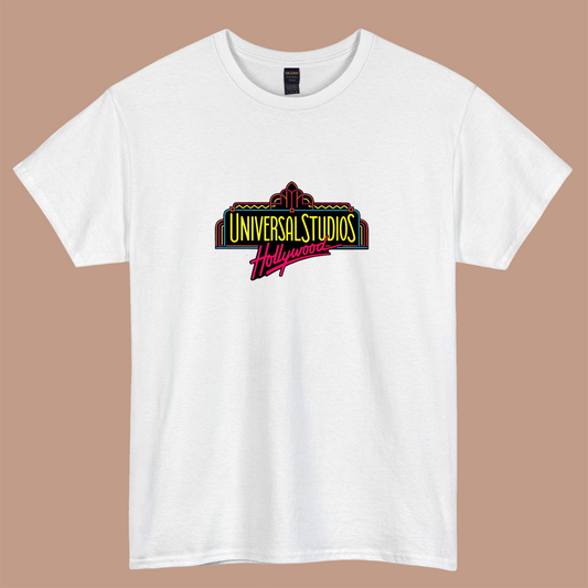 Universal Studios Hollywood logo SHORT SLEEVE T SHIRT S-3XL- P