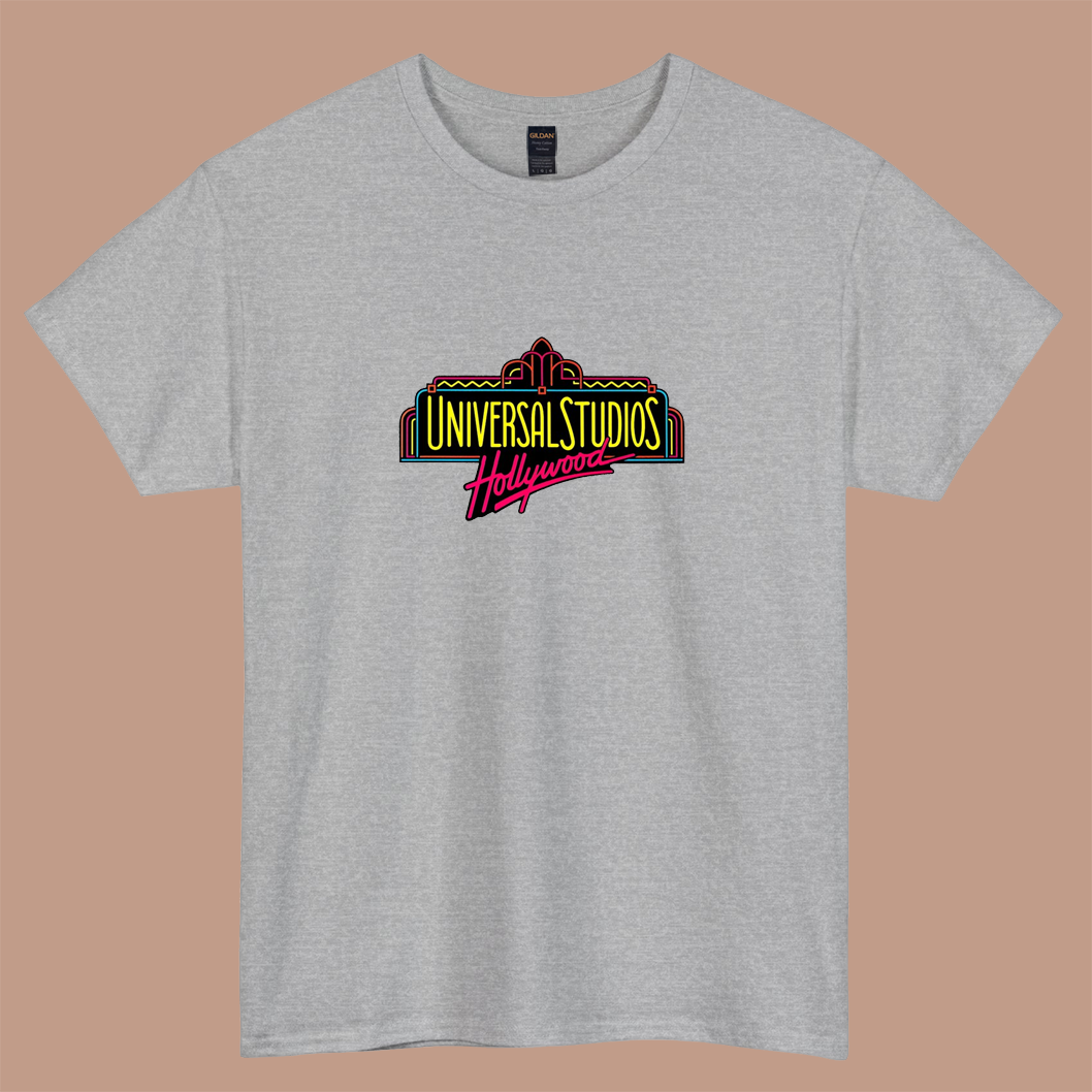 Universal Studios Hollywood logo SHORT SLEEVE T SHIRT S-3XL- P