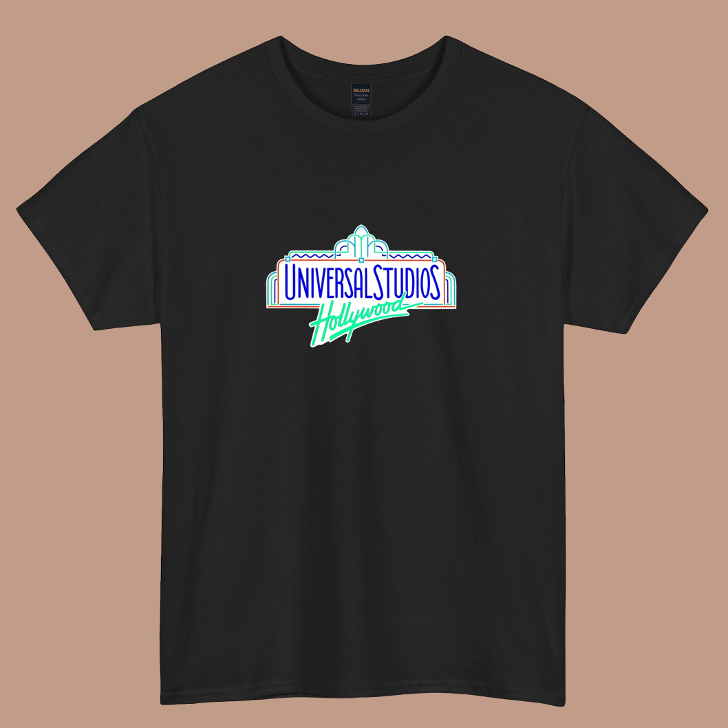 Universal Studios Hollywood logo SHORT SLEEVE T SHIRT S-3XL- P
