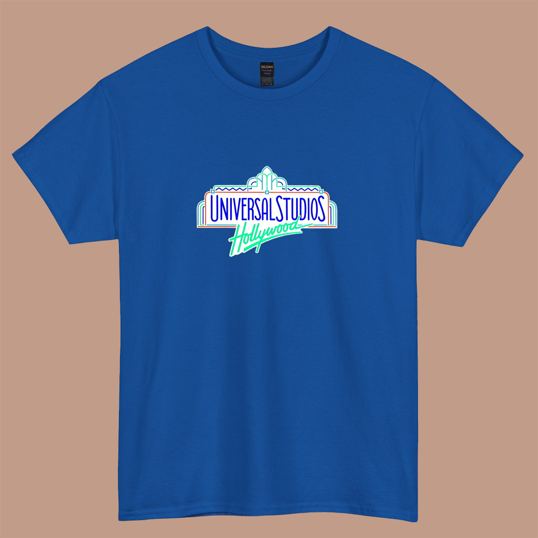Universal Studios Hollywood logo SHORT SLEEVE T SHIRT S-3XL- P