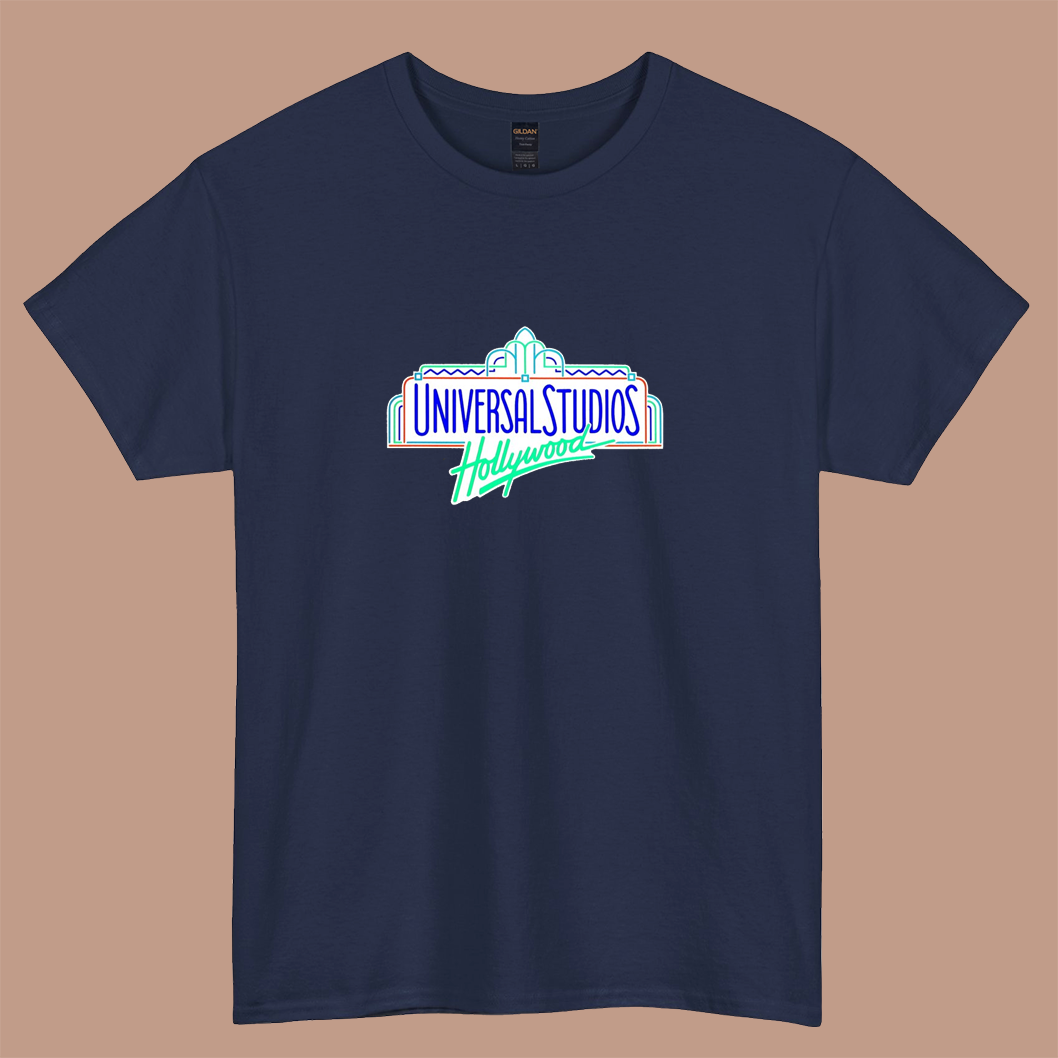 Universal Studios Hollywood logo SHORT SLEEVE T SHIRT S-3XL- P