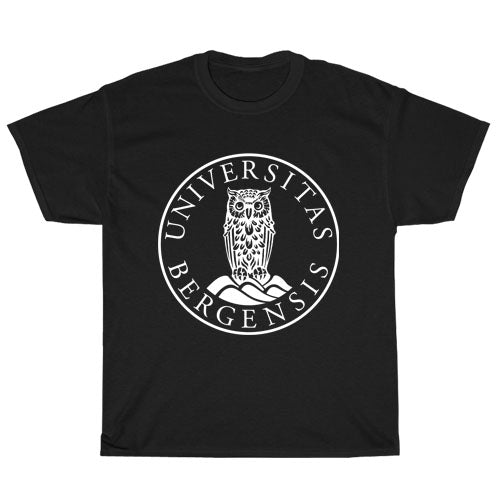 University of Bergen Logo Unisex Men's T Shirt Size S to 3XL