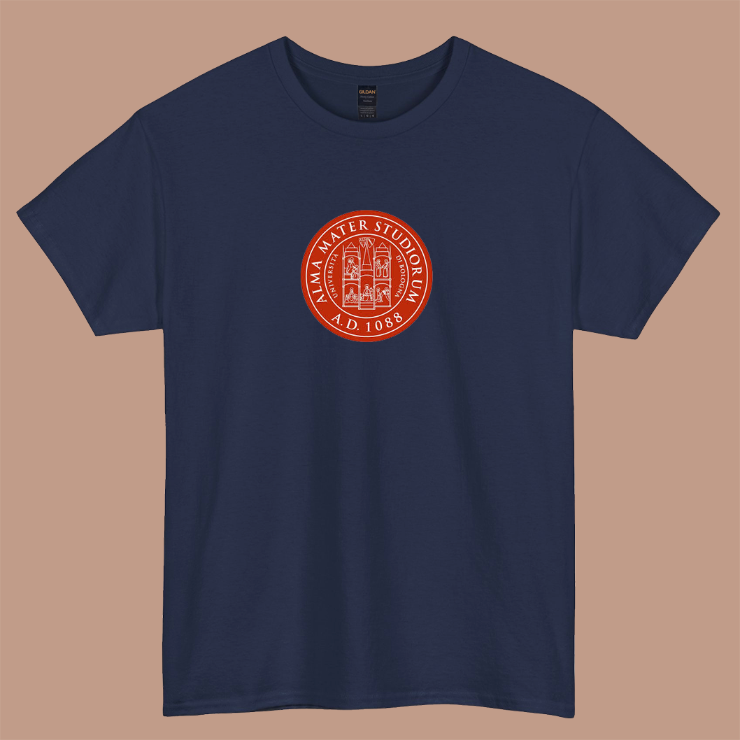 University of Bologna Logo short SLEEVE T SHIRT -P