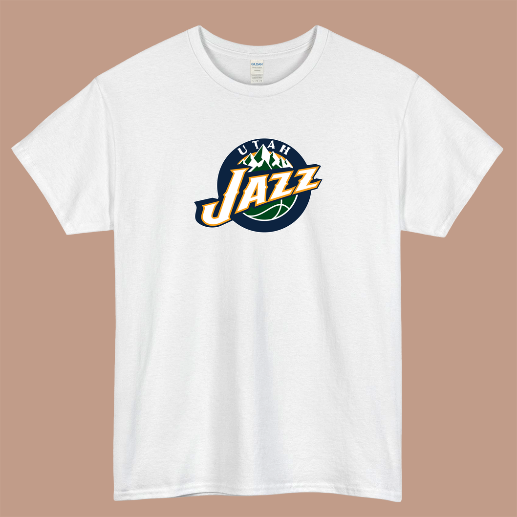 Utah Jazz Basketball Logo Mens Unisex Short Sleeve T-Shirt Size S-3XL