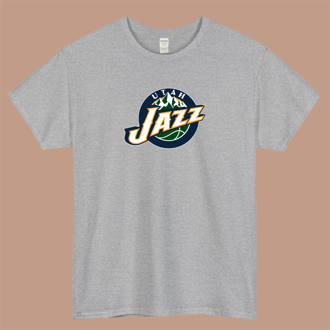 Utah Jazz Basketball Logo Mens Unisex Short Sleeve T-Shirt Size S-3XL