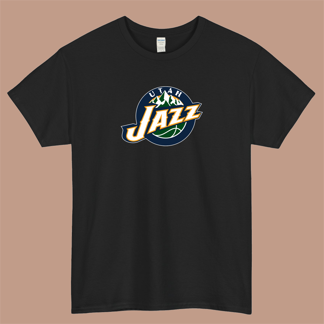 Utah Jazz Basketball Logo Mens Unisex Short Sleeve T-Shirt Size S-3XL