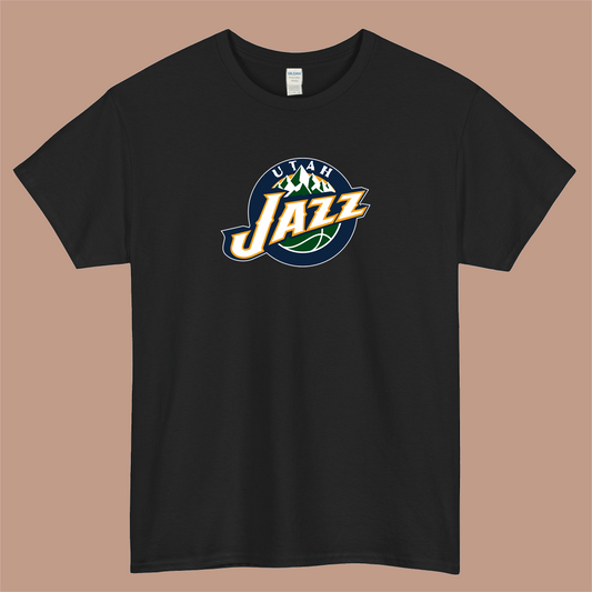 Utah Jazz Basketball Logo Mens Unisex Short Sleeve T-Shirt Size S-3XL