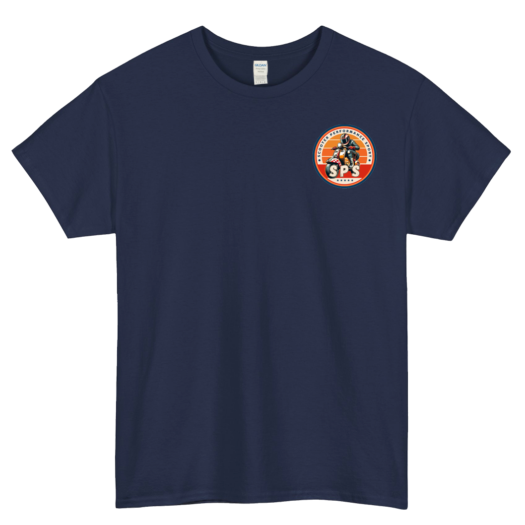 VESPA SCOOTERS RACING LOGO 1 short SLEEVE T SHIRT -P