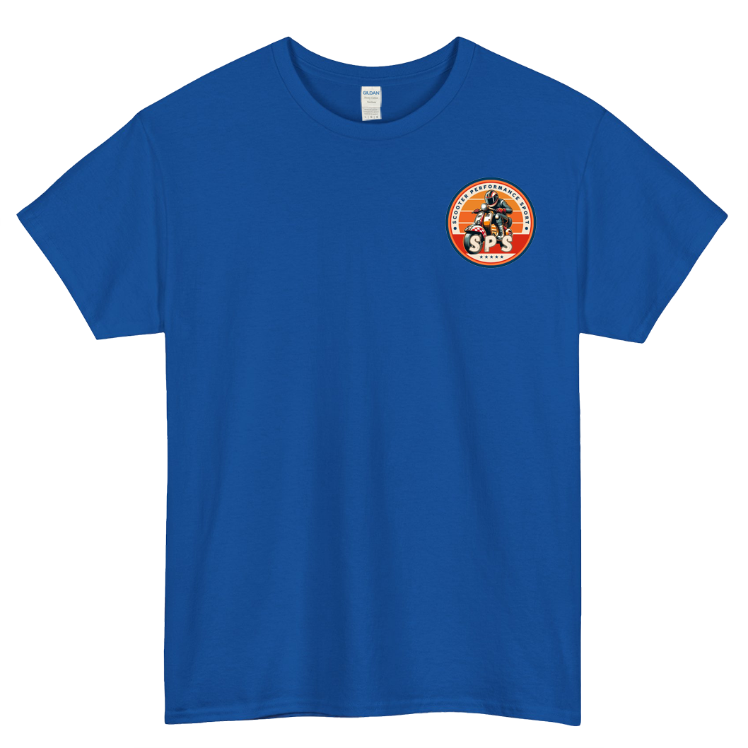 VESPA SCOOTERS RACING LOGO 1 short SLEEVE T SHIRT -P