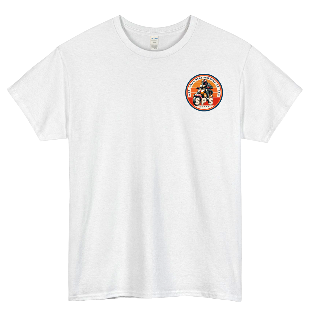VESPA SCOOTERS RACING LOGO 1 short SLEEVE T SHIRT -P