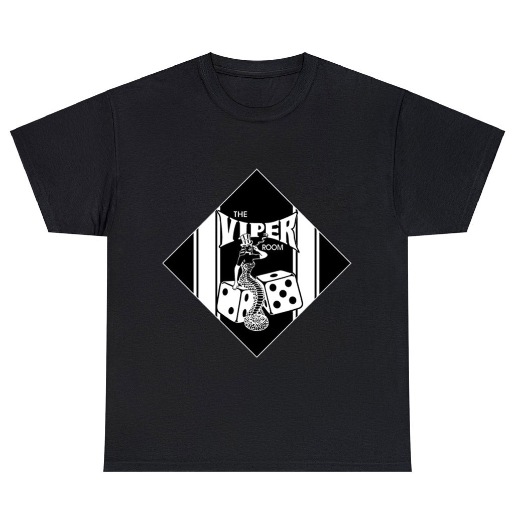 VIPER ROOM Sunset Strip Nightclub Logo Men's Unisex T Shirt Size S to 3XL