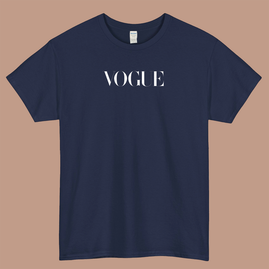 VOGUE LOGO SHORT SLEEVE MEN'S T SHIRT S-3XL