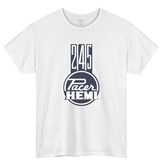 Valiant Pacer 245 Hemi LOGO SHORT SLEEVE MEN'S T SHIRT S-3XL