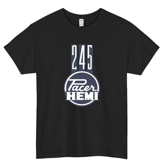 Valiant Pacer 245 Hemi 2 LOGO SHORT SLEEVE MEN'S T SHIRT S-3XL