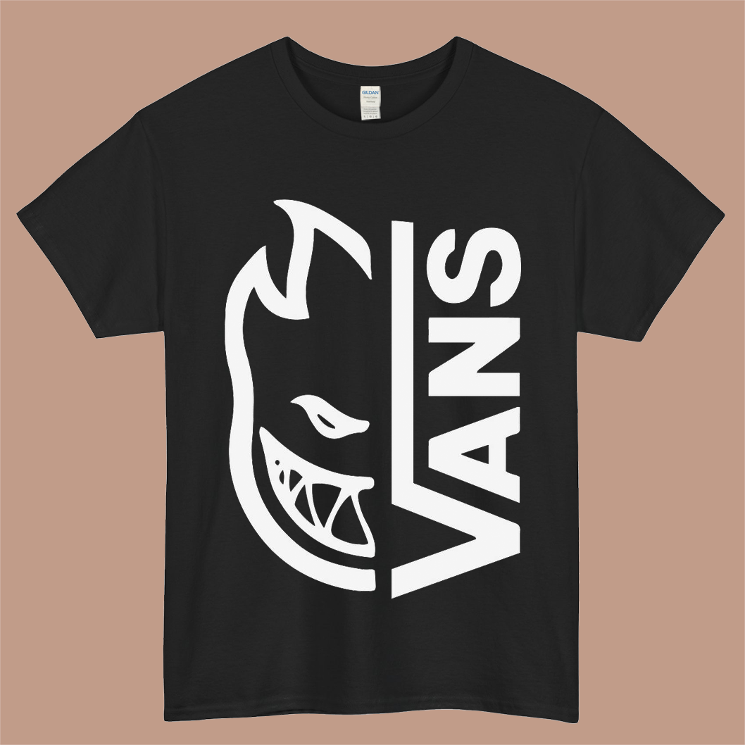 Vans Sneakers Skate Logo Mens Unisex Short Sleeve Black T-Shirt Size S-3XL