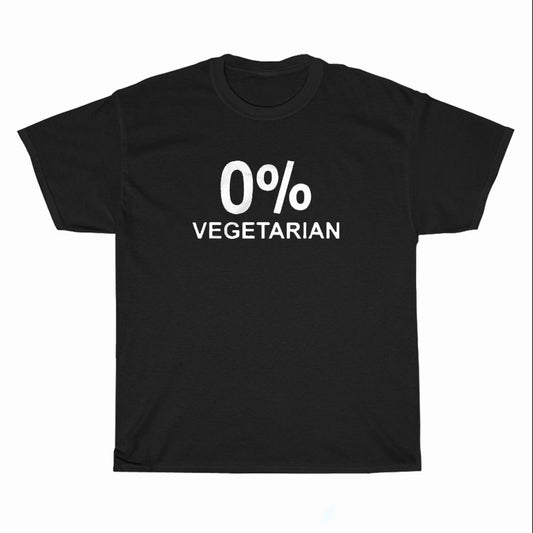 Vegetarian logo Unisex Men's T Shirt Size S to 3XL