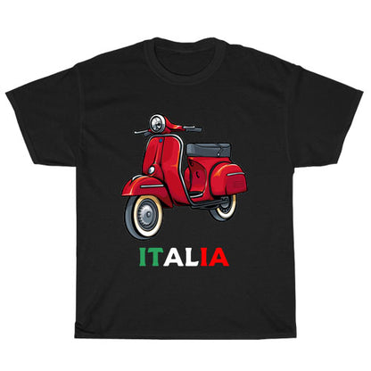Vespa Italian Scooter Logo Unisex Men's T Shirt Size S to 3XL