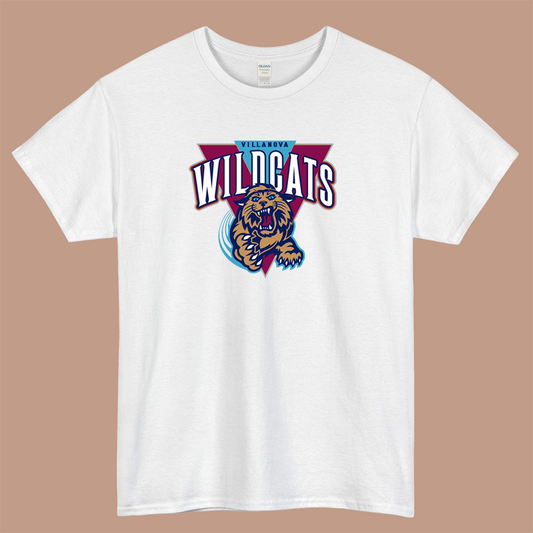 Villanova Vintage Basketball Logo Mens Unisex Short Sleeve T-Shirt Size S-3XL - P