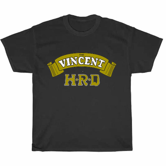 Vincent HRD Motorcycles Logo Men's Unisex T Shirt Size S to 3XL