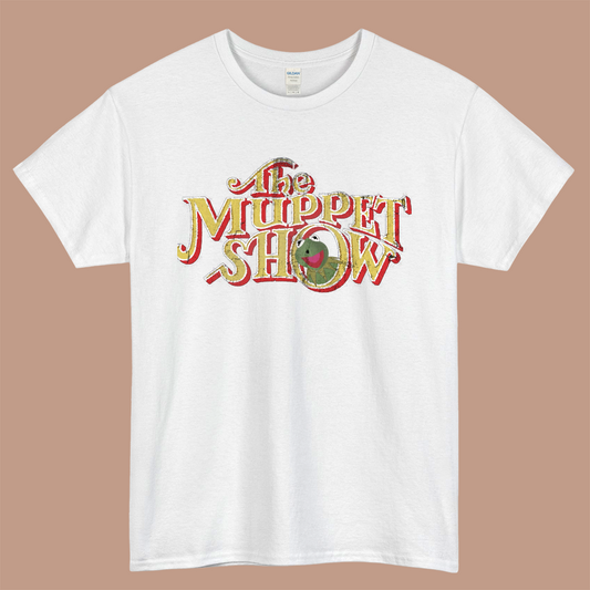 Vintage Muppet Show Logo Mens Unisex Short Sleeve White T-Shirt Size S-3XL