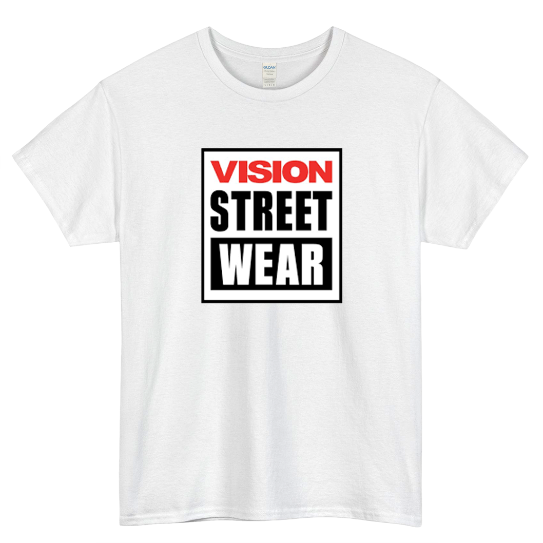 Vision Street Wear Street Skateboards Logo Mens Unisex Short Sleeve T-Shirt Size S-3XL - P