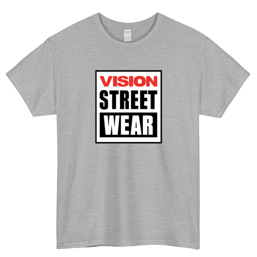 Vision Street Wear Street Skateboards Logo Mens Unisex Short Sleeve T-Shirt Size S-3XL - P
