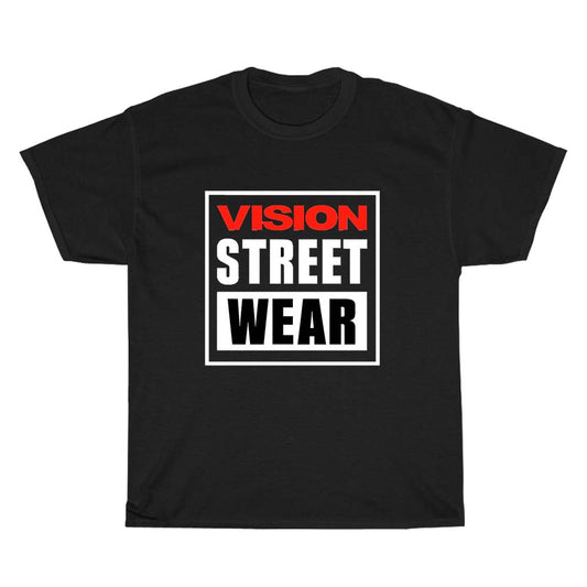 Vision Street Wear Logo Men's Unisex T Shirt Size S to 3XL