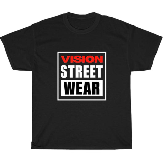 Vision Street Wear Logo Men's Unisex T Shirt Size S to 3XL