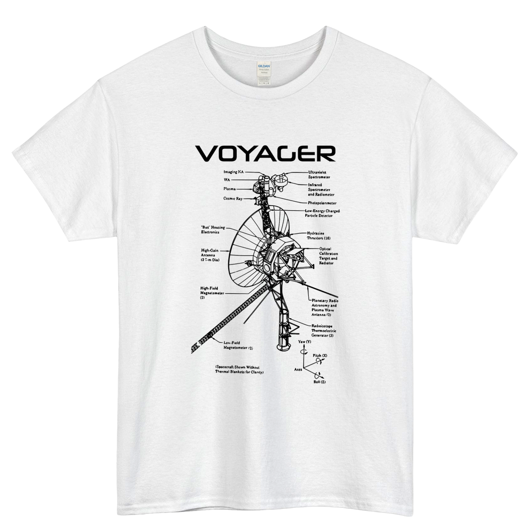 Voyager Program Logo Mens Unisex Short Sleeve T-Shirt Size S-3XL - P