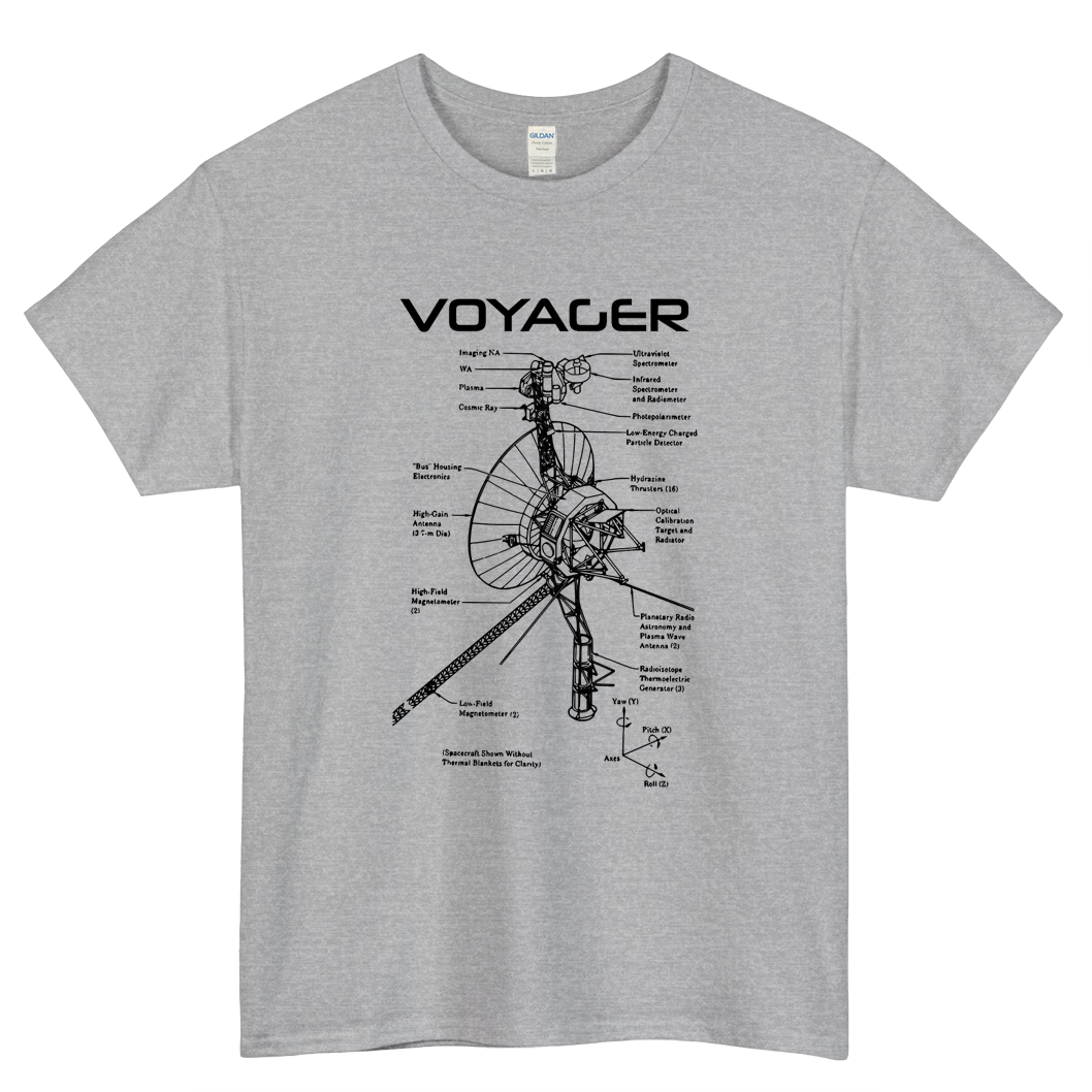 Voyager Program Logo Mens Unisex Short Sleeve T-Shirt Size S-3XL - P